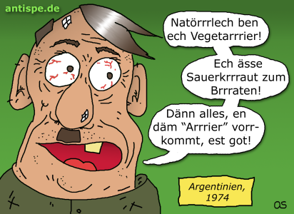 Hitler ist Vegetarier?