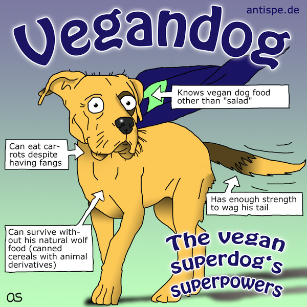 Vegandog: The vegan superdog's superpowers